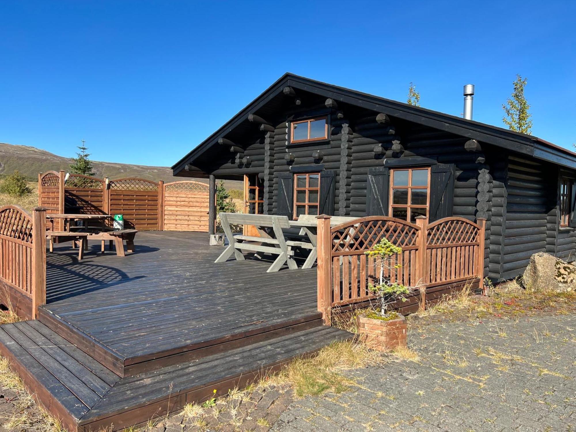 Cosy Cabin With Amazing View On The Geysir Blaskogabyggd Buitenkant foto